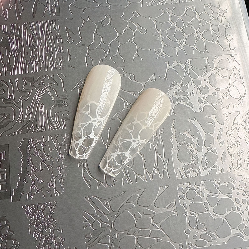 Nail Art Leopard - XMQ NAIL ART STAMPING PLATES BUBBLES
