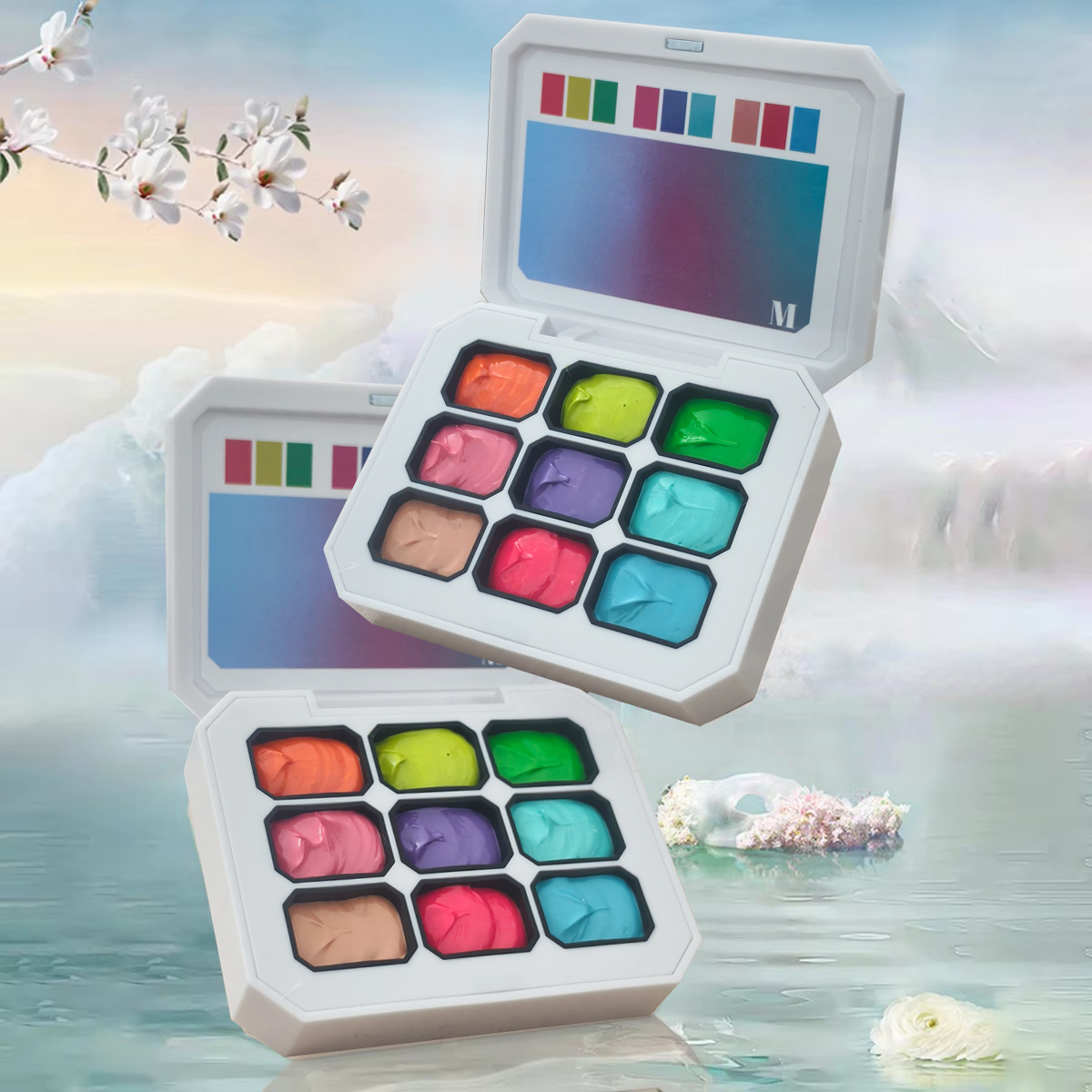 1pc 9-color Solid Nail Polish  - огляд і ціна Nail Art Halal
