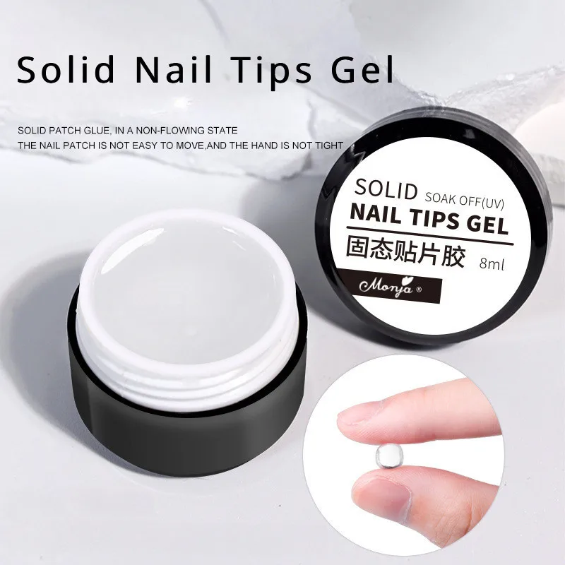 3pcs/set Solid Nail Tips Gel S - огляд і ціна Nail Art Halal