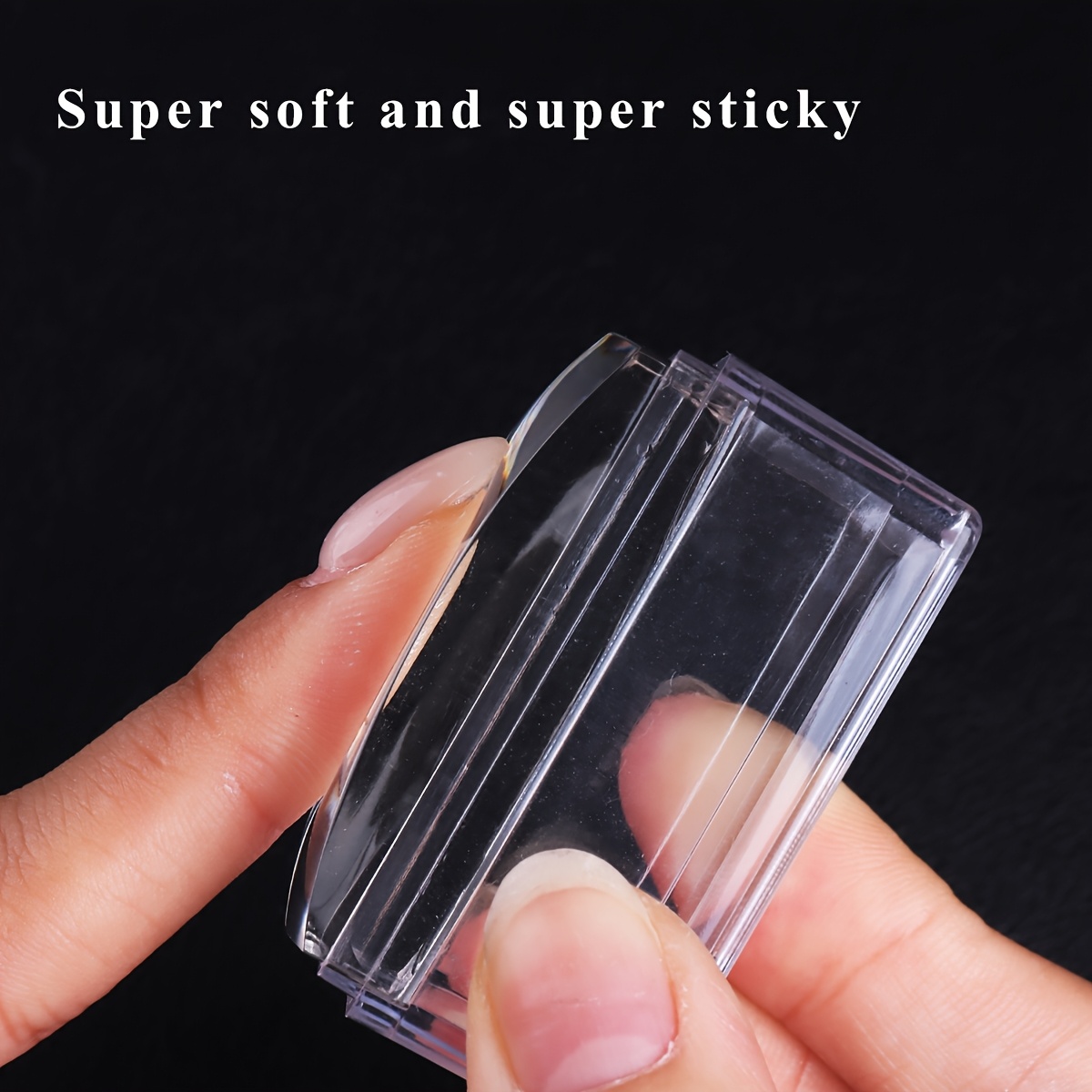 Square Clear Silicone Nail Sta - огляд і ціна Nail Art Leopard
