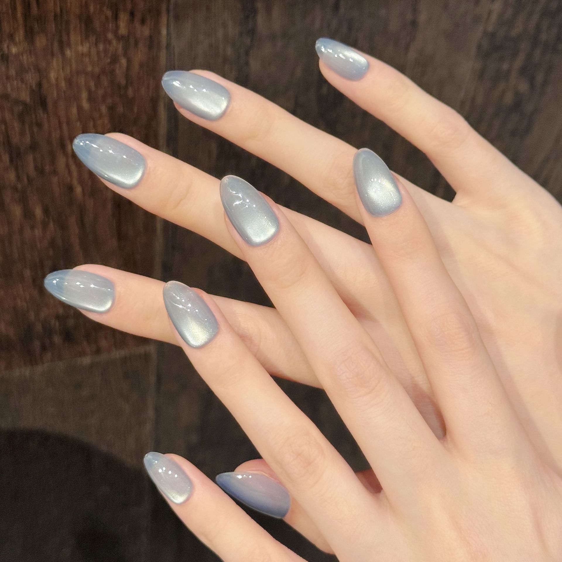 10Pcs Blue Cat Eye French Shor - огляд і ціна Nail Art Eye Cat