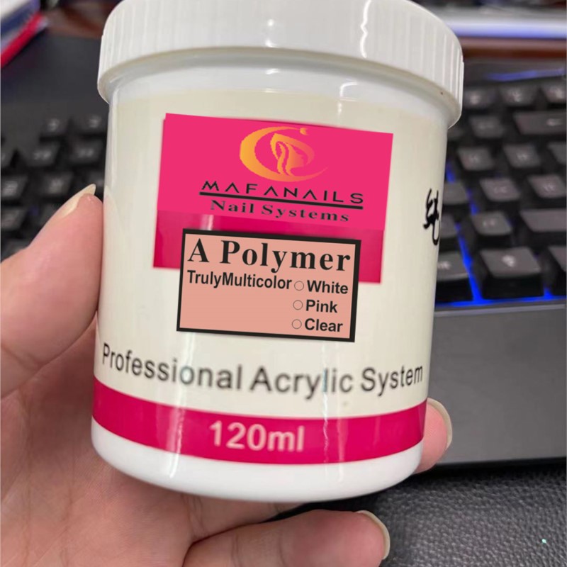 1Pot 120ml Nail Acrylic Powder - огляд і ціна Acrylic Powder Clear