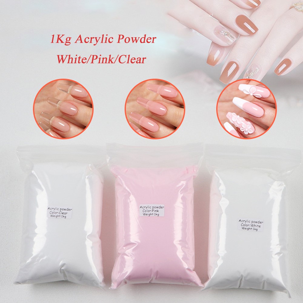 1kg Acrylic Powder For Nail Nu - огляд і ціна Acrylic Powder Clear
