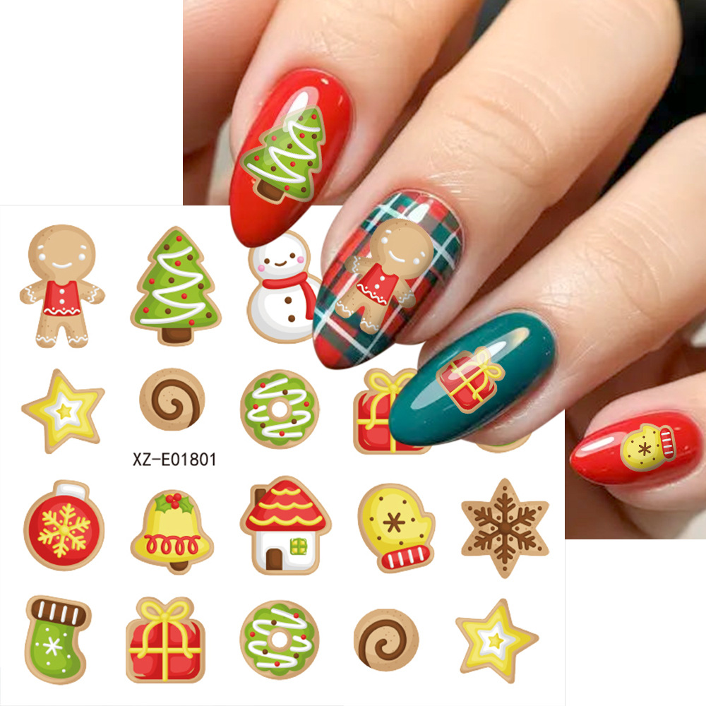 30pcs/set Christmas Nail Art S - огляд і ціна Nail Art Xmas Design
