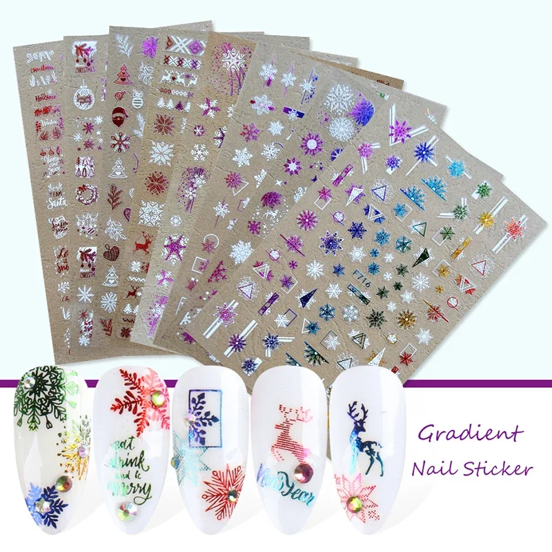 Xmas Nails Stickers Winter San - огляд і ціна Nail Art Xmas Design