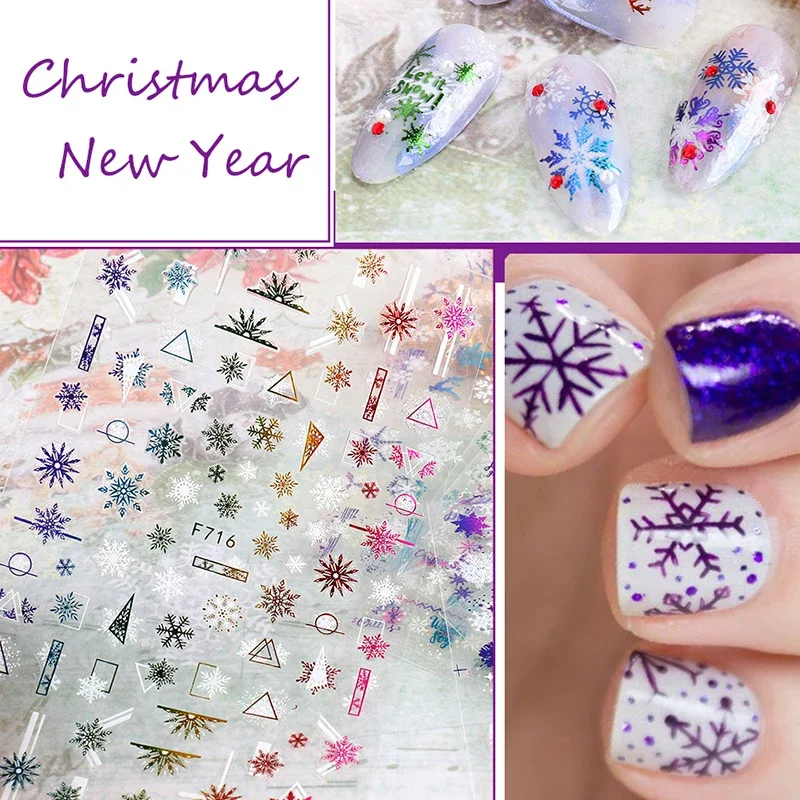 Xmas Nails Stickers Winter San - огляд і ціна Nail Art Xmas Design