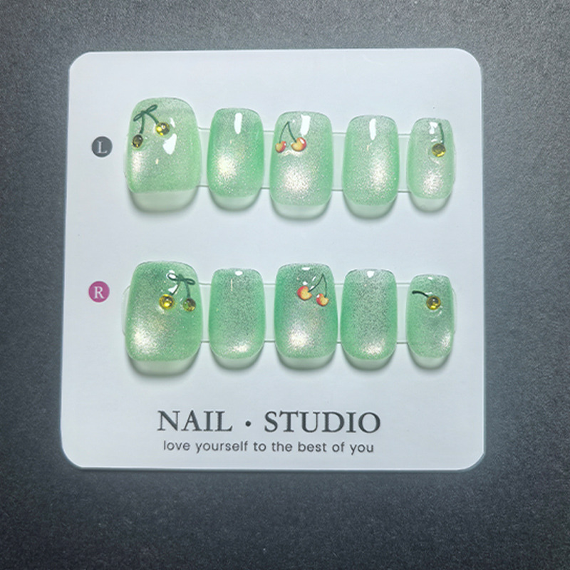 Cat Eye Press on Nails 10Pcs,  - огляд і ціна Nail Art Eye Cat