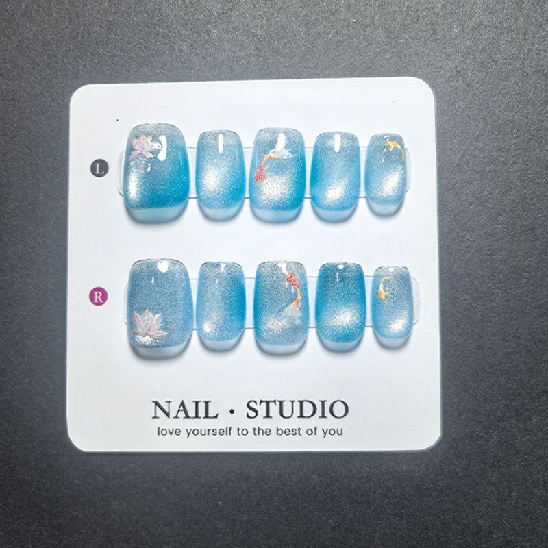 Cat Eye Press on Nails 10Pcs,  - огляд і ціна Nail Art Eye Cat