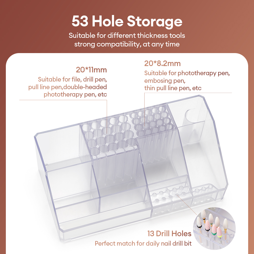 Acrylic Storage Rack Nail Art  - огляд і ціна Nail Art Halal