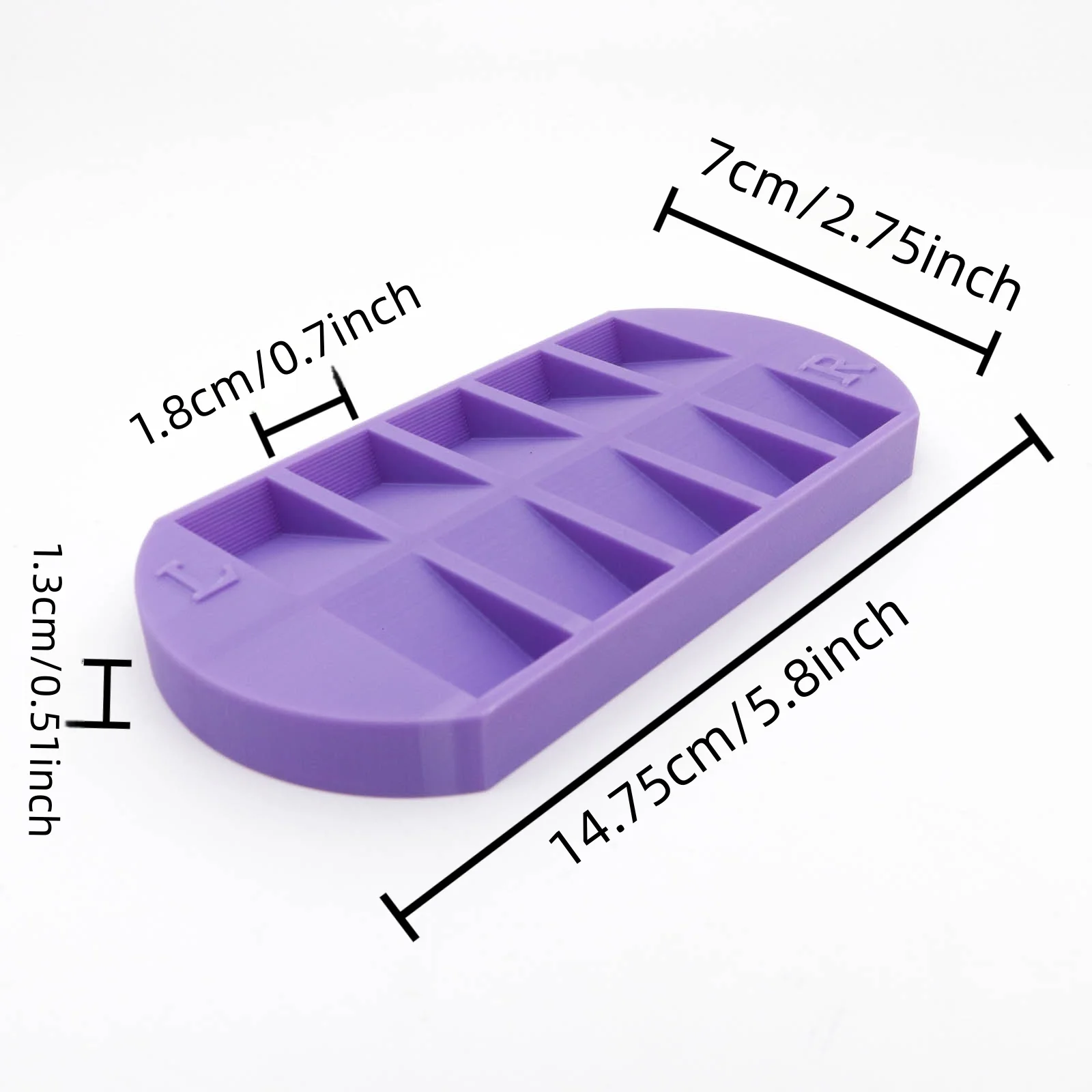 8-Grids Nail Tip Storage Tray  - огляд і ціна Nail Art Halal