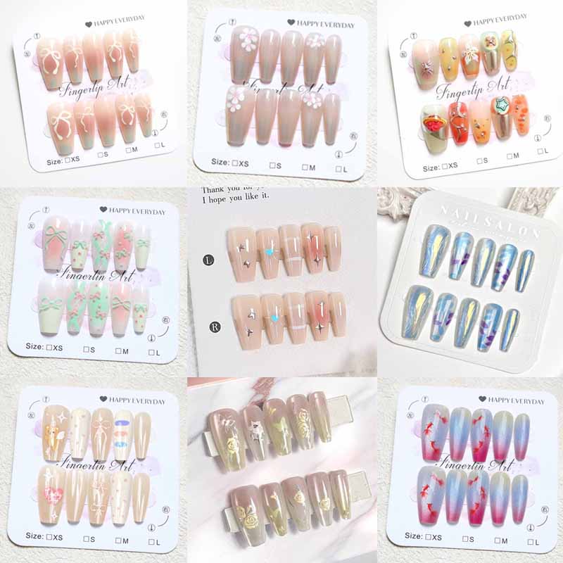 10 Pcs Women French Style High - огляд і ціна Nail Art Eye Cat