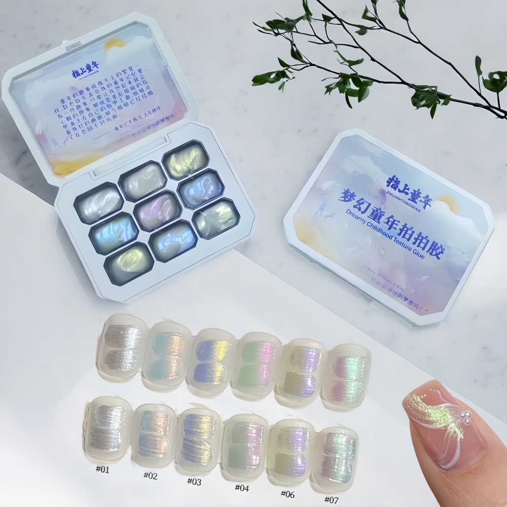1pc 9-color new popular pattin - огляд і ціна Nail Art Halal