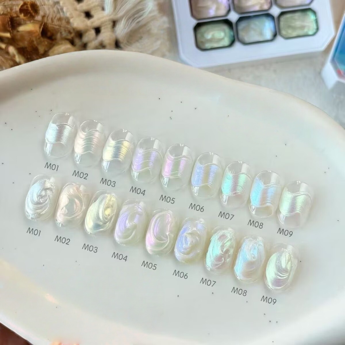 1pc 9-color new popular pattin - огляд і ціна Nail Art Halal