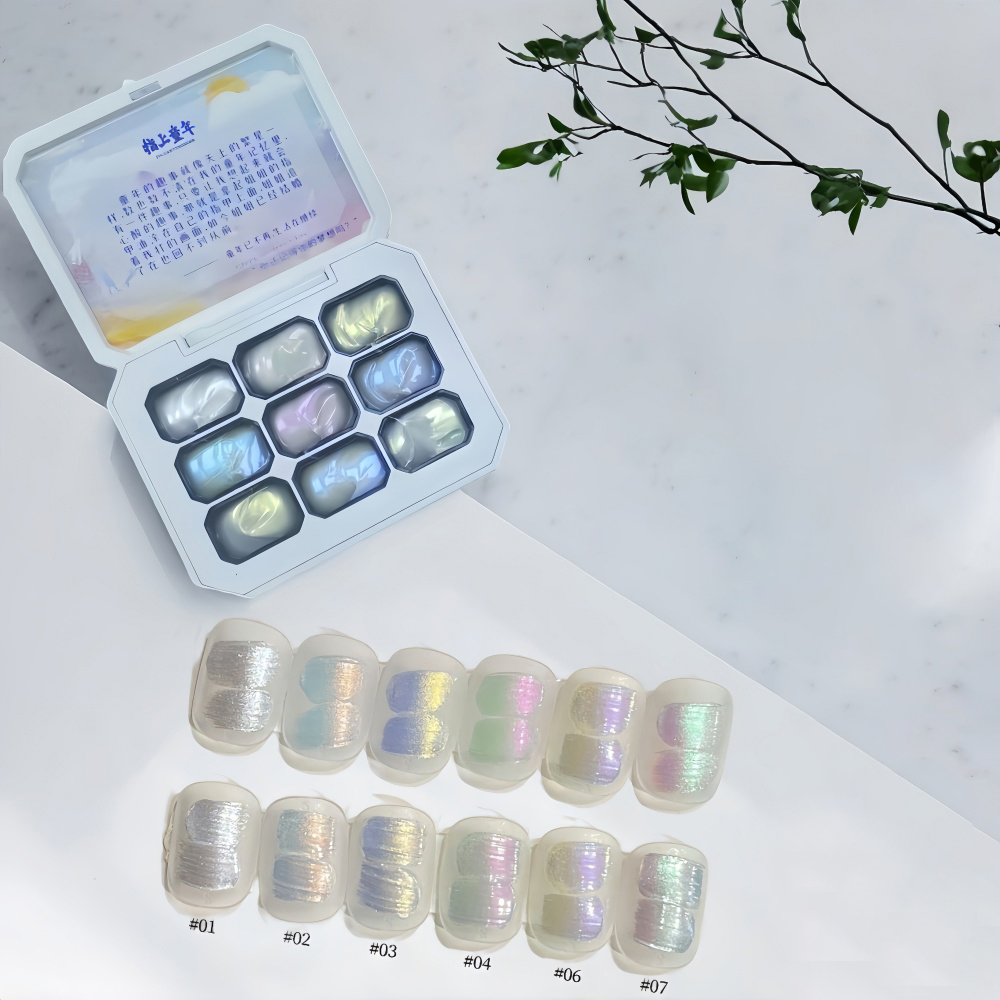 1pc 9-color new popular pattin - огляд і ціна Nail Art Halal