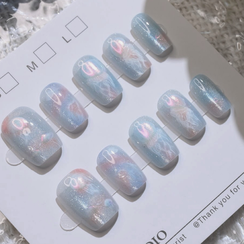 10 Pcs Women Colour Dreamy Jel - огляд і ціна Nail Art Eye Cat