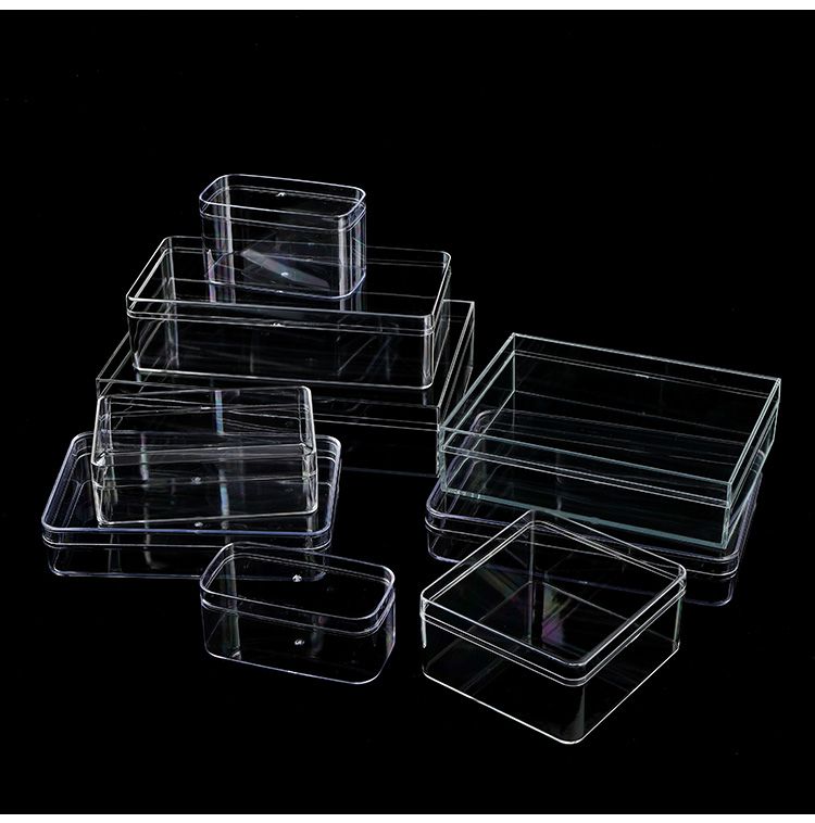 Clear Acrylic Boxes with Lid R - огляд і ціна Acrylic Powder Clear