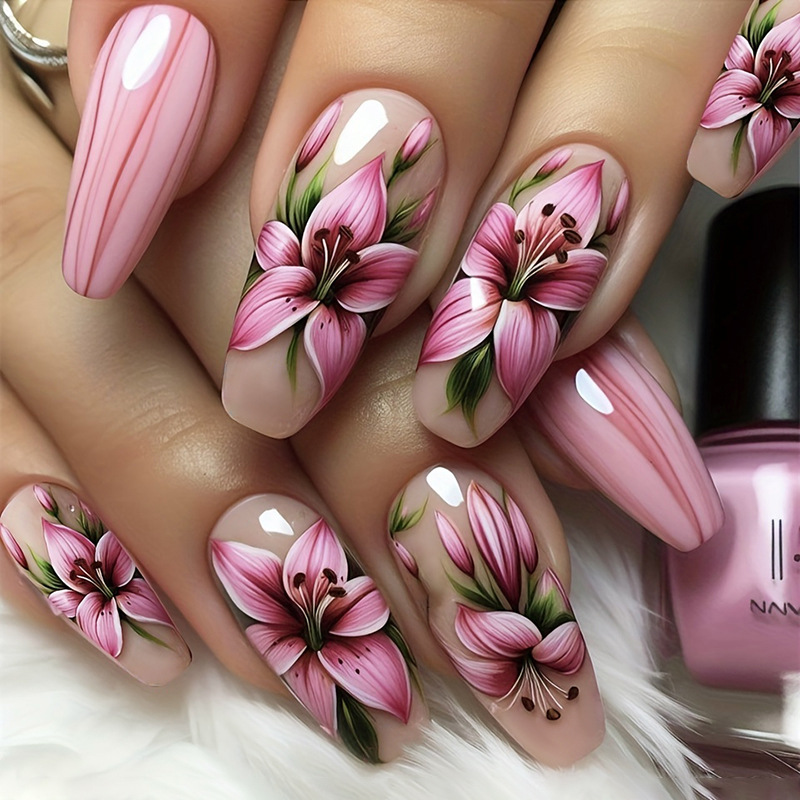 24Pcs Leopard Print Design Fal - огляд і ціна Nail Art Leopard