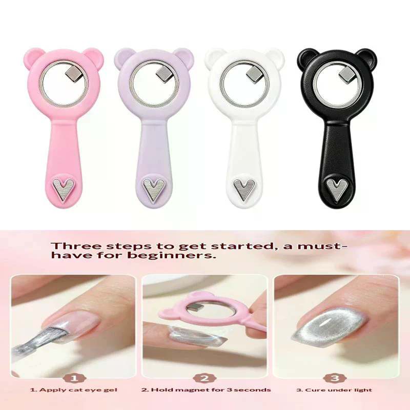 1Pcs Portable 2 In 1 Cute Bear - огляд і ціна Nail Art Eye Cat