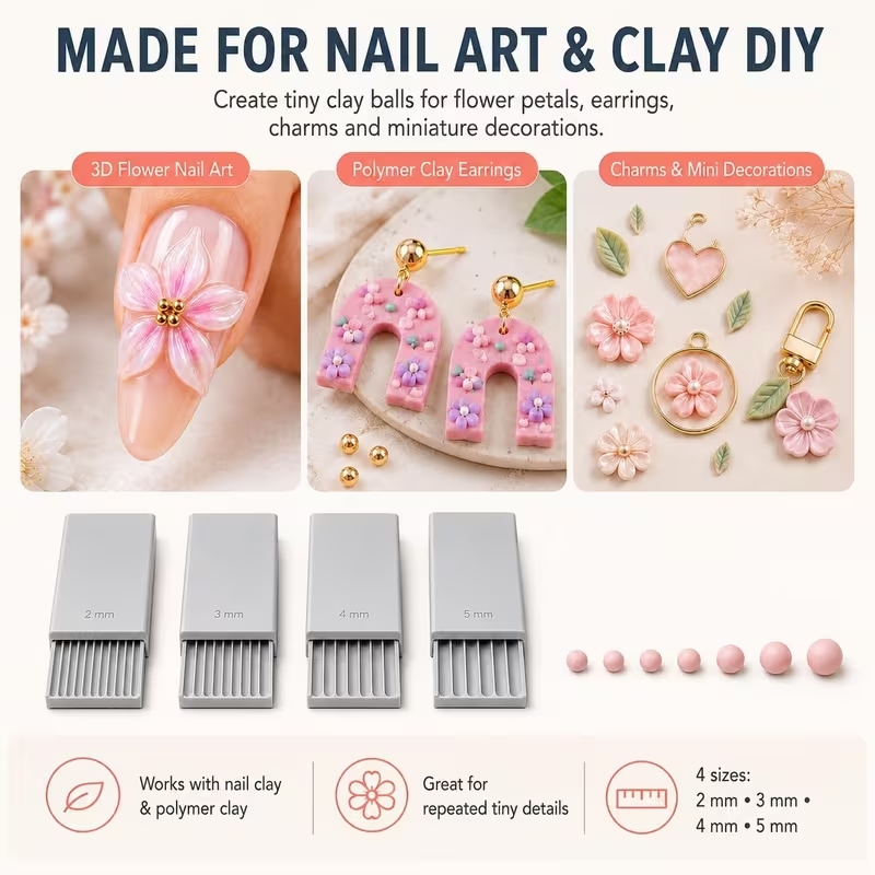 3D Print Clay Gel Ball Maker T - огляд і ціна Nail Art Halal