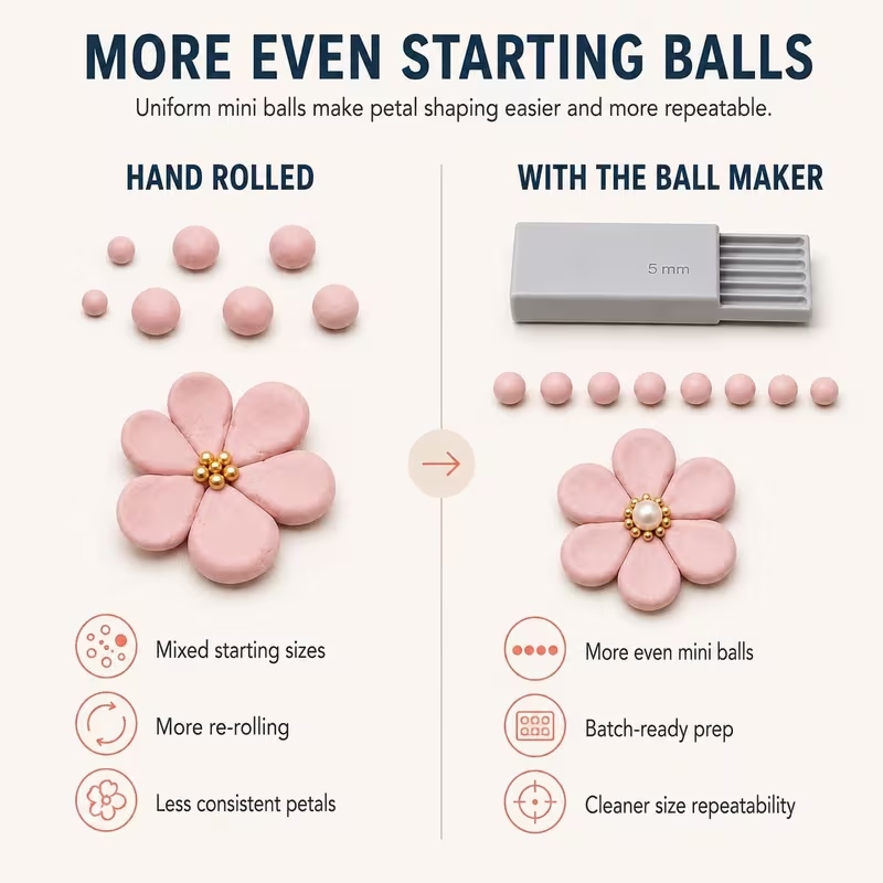 3D Print Clay Gel Ball Maker T - огляд і ціна Nail Art Halal