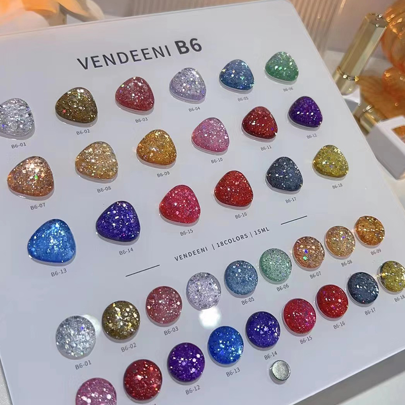 VENDEENI 18 Colors 12 Color Gl - огляд і ціна Nail Art Eye Cat