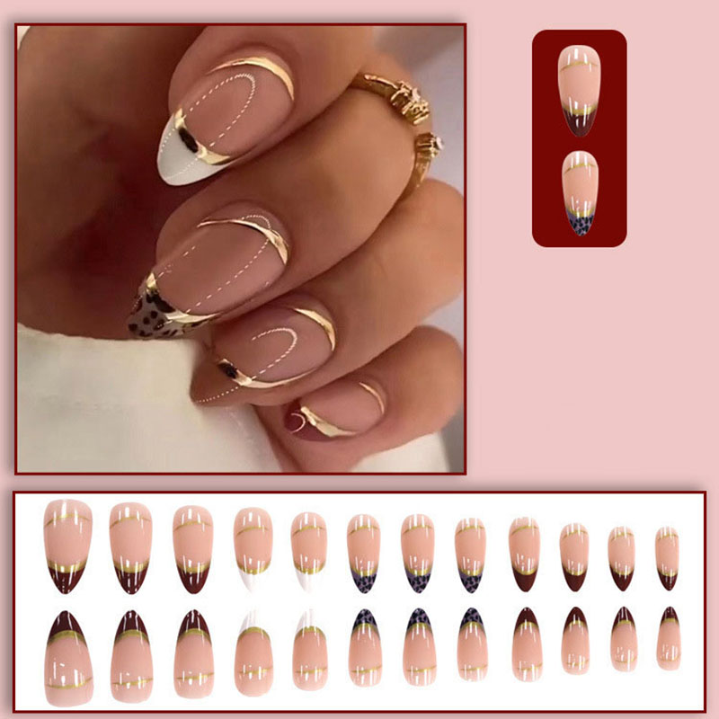 Medium fake nails for women gi - огляд і ціна Nail Art Leopard