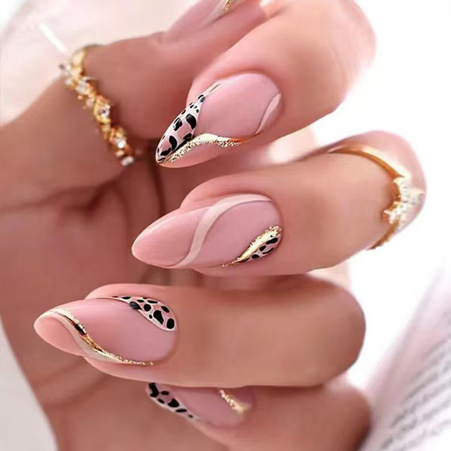 Medium fake nails for women gi - огляд і ціна Nail Art Leopard