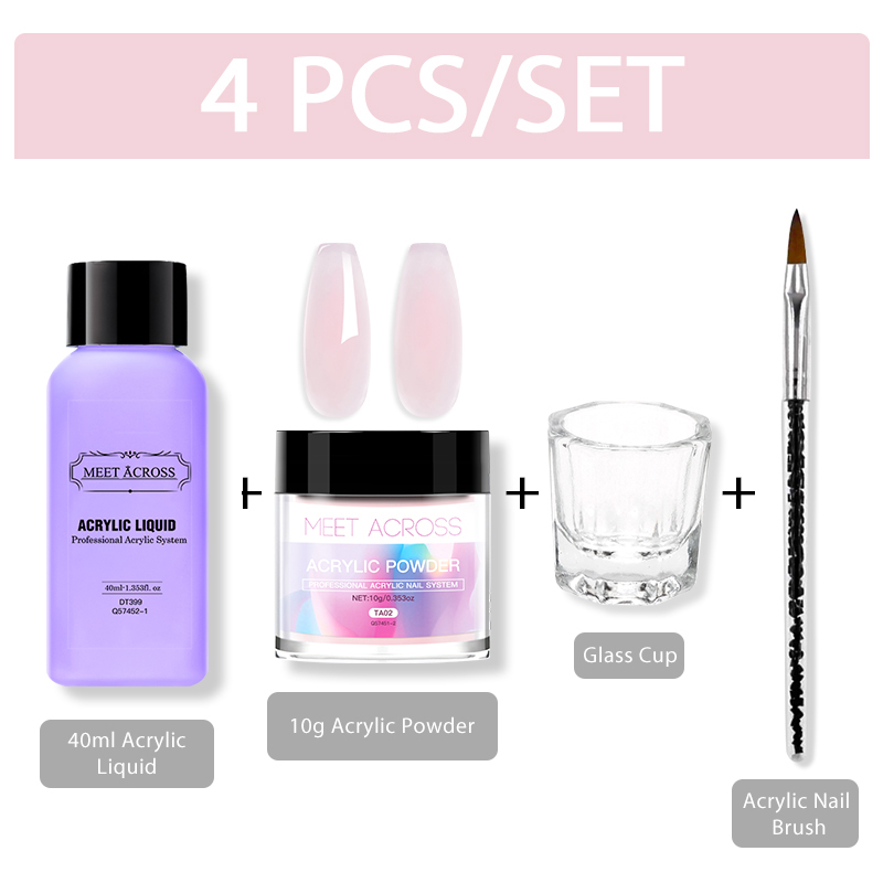 MEET ACROSS Acrylic Powder Cry - огляд і ціна Acrylic Powder Clear