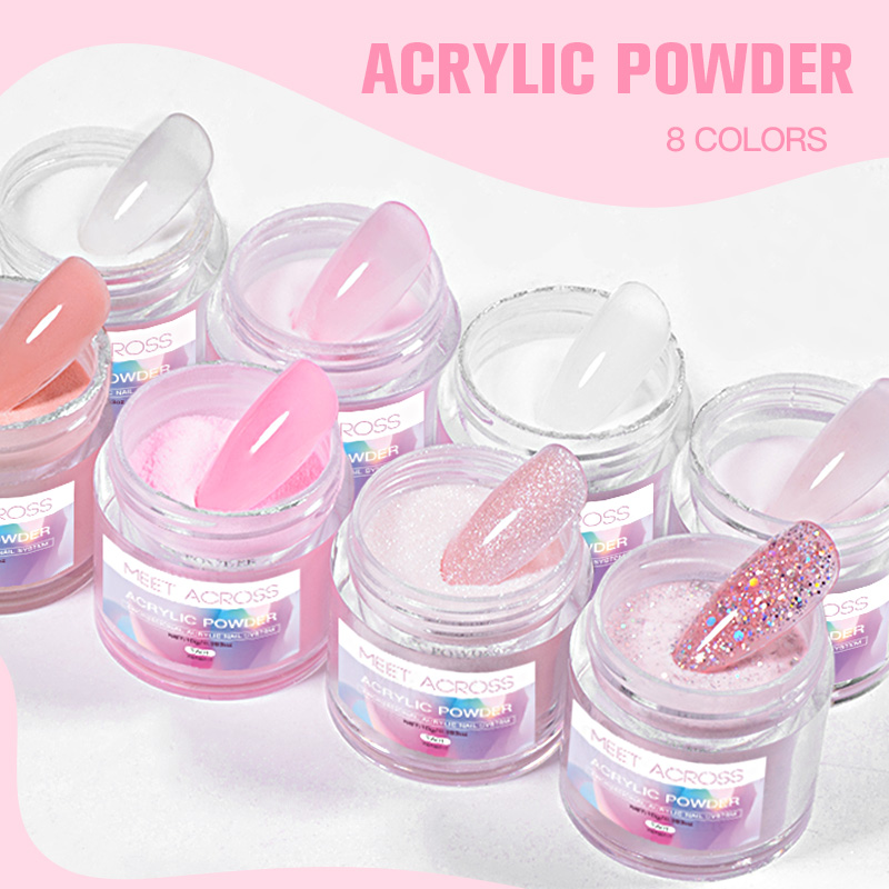 MEET ACROSS Acrylic Powder Cry - огляд і ціна Acrylic Powder Clear