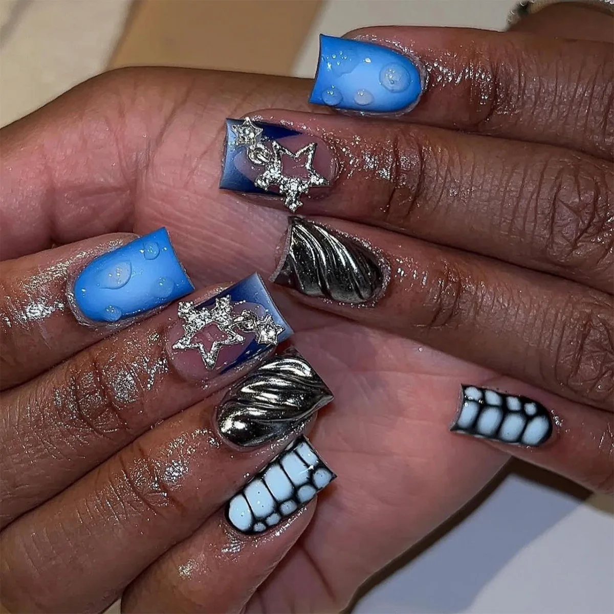 24Pcs Short Duckbill Press On  - огляд і ціна Nail Art Leopard